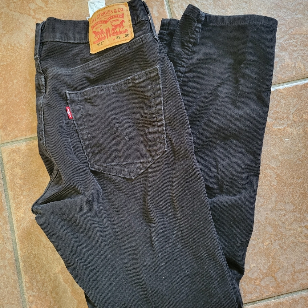 Levi's Dark Corduroy Trousers
